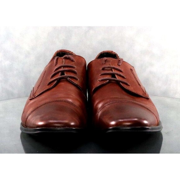 Stacy Adams Men\'s Cap Toe Dress Shoes Size 10.5 Leather Brown 24760-200 main image 7